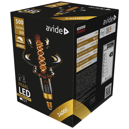 Avide Sijalica, LED 8W, E27 - Jumbo Amber 8W E27