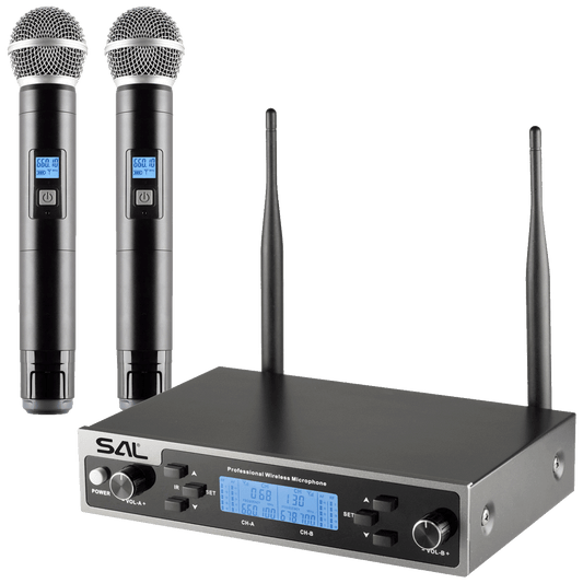 SAL Bežični set, 2 bežična mikrofona i prijemnik - MVN610