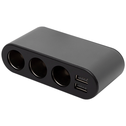SAL Auto razdjelnik sa USB punjačem, 3 x 12-24 V, 2 x USB - SAU80W