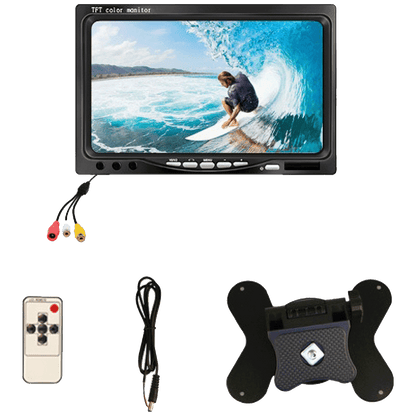 NN-Su 7" HD monitor za automobil, PC, 12/24V, HDMI, VGA - YB-700A-1