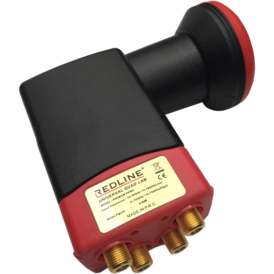 REDLINE LNB Quad, 0,2dB sum, vodonepropusan - WL-4