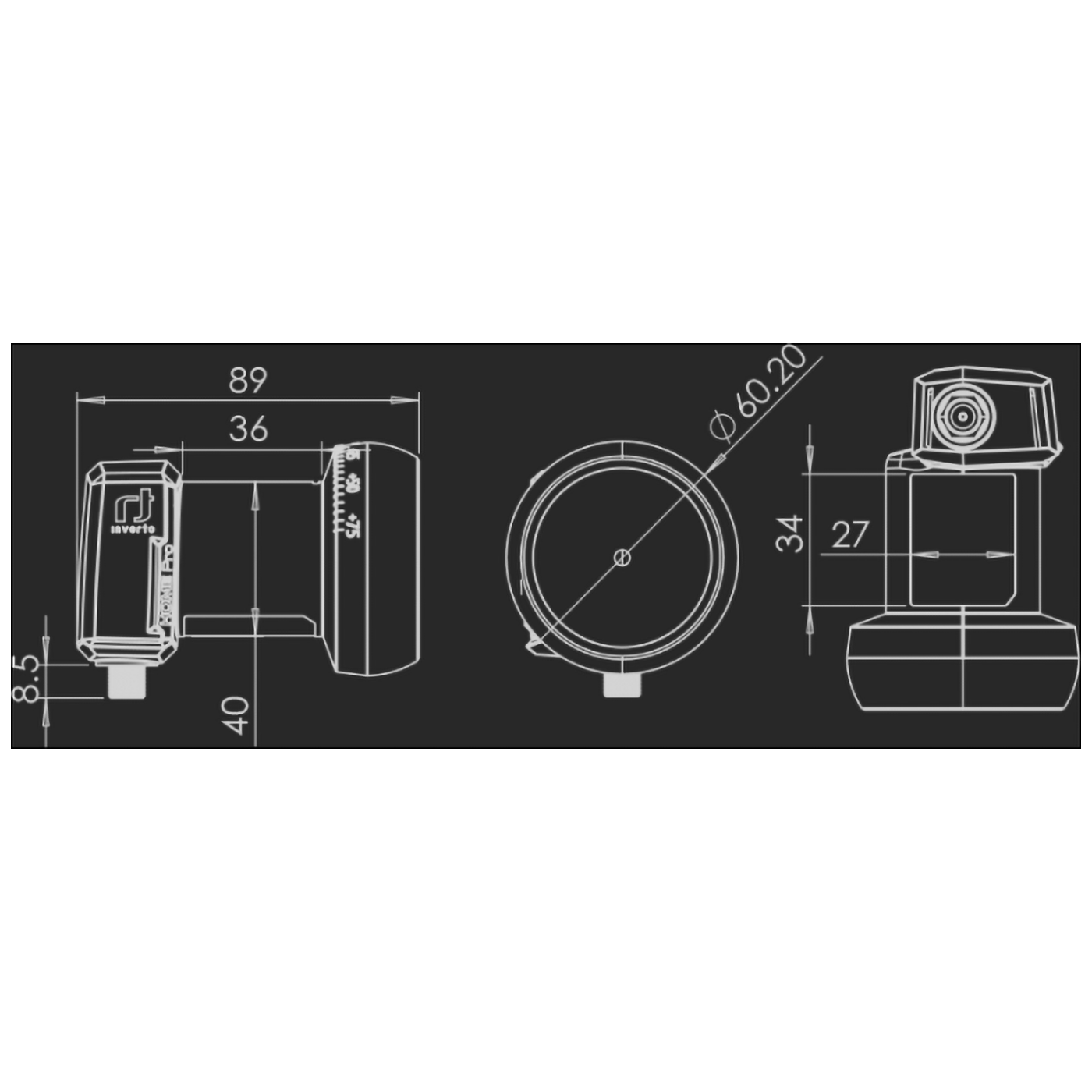 Inverto LNB Single, šum 0,4dB, Home Pro, DVB-S2 ( HD - UHD ) - IDLP-SNL413-HMPRO-OPX