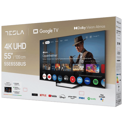 Tesla Televizor Smart LED 4K UltraHD 55", Google TV - 55E655BUS