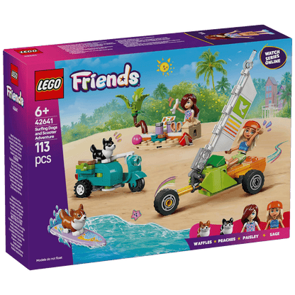 Lego Pustolovina na skuteru sa psima surferima, LEGO Friends