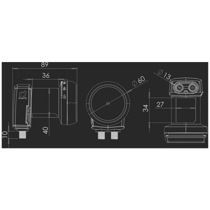 Inverto LNB Twin, šum 0,4dB, Home Pro, DVB-S2 ( HD - UHD ) - IDLP-TWL413-HMPRO-OPX