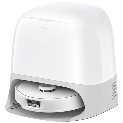Roborock Robot usisavač sa stanicom za pražnjenje, 6400 mAh, WiFi - Qrevo Curv White