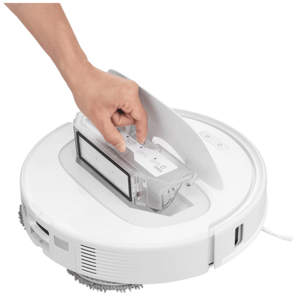Roborock Robot usisavač sa stanicom za pražnjenje, 5200 mAh, WiFi - Qrevo S White