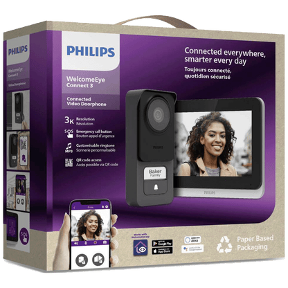 Philips Video interfon7", set, WelcomeEye Connect 3