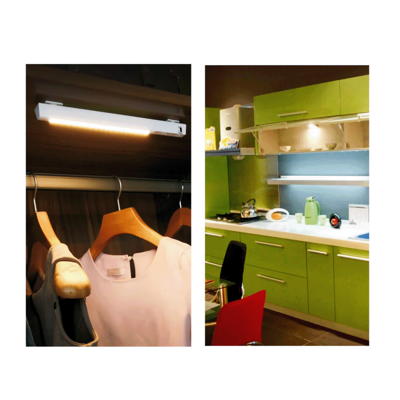 Maclean LED svjetiljka s PIR senzorom pokreta, bežična, 4000K - MCE235