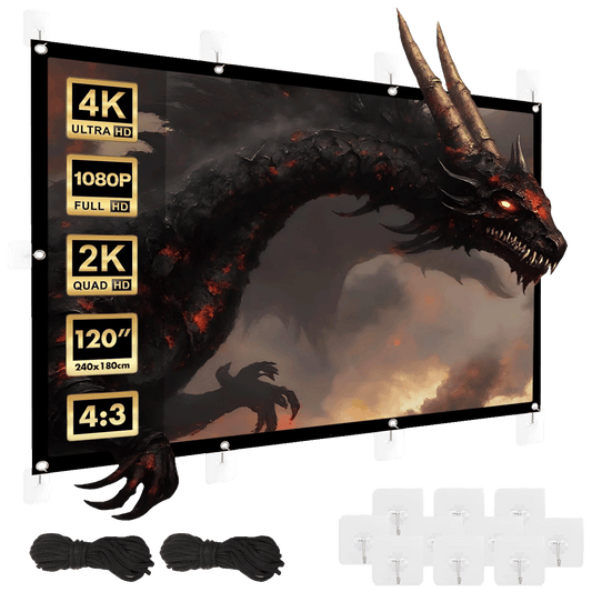 Maclean Platno za projektor, zidno, 240 x 180 cm, 4:3 - MC-169