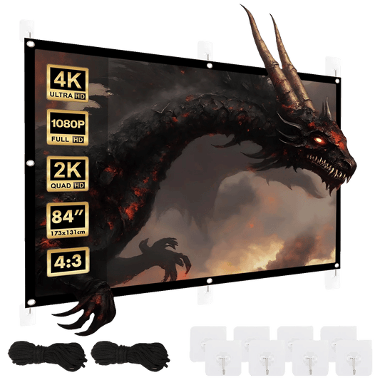 Maclean Platno za projektor, zidno, 175 x 131 cm, 4:3 - MC-166