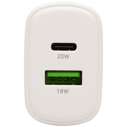 home Punjač kučni, brzi, 1 x USB-A, 1 x USB-C, 20W, GaN - SA20PPS