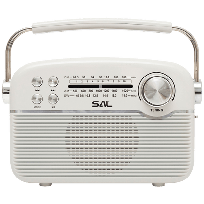 SAL Radio prijemnik sa solarnim napajanjem, FM-AM-SW, Bluetooth - RPR9