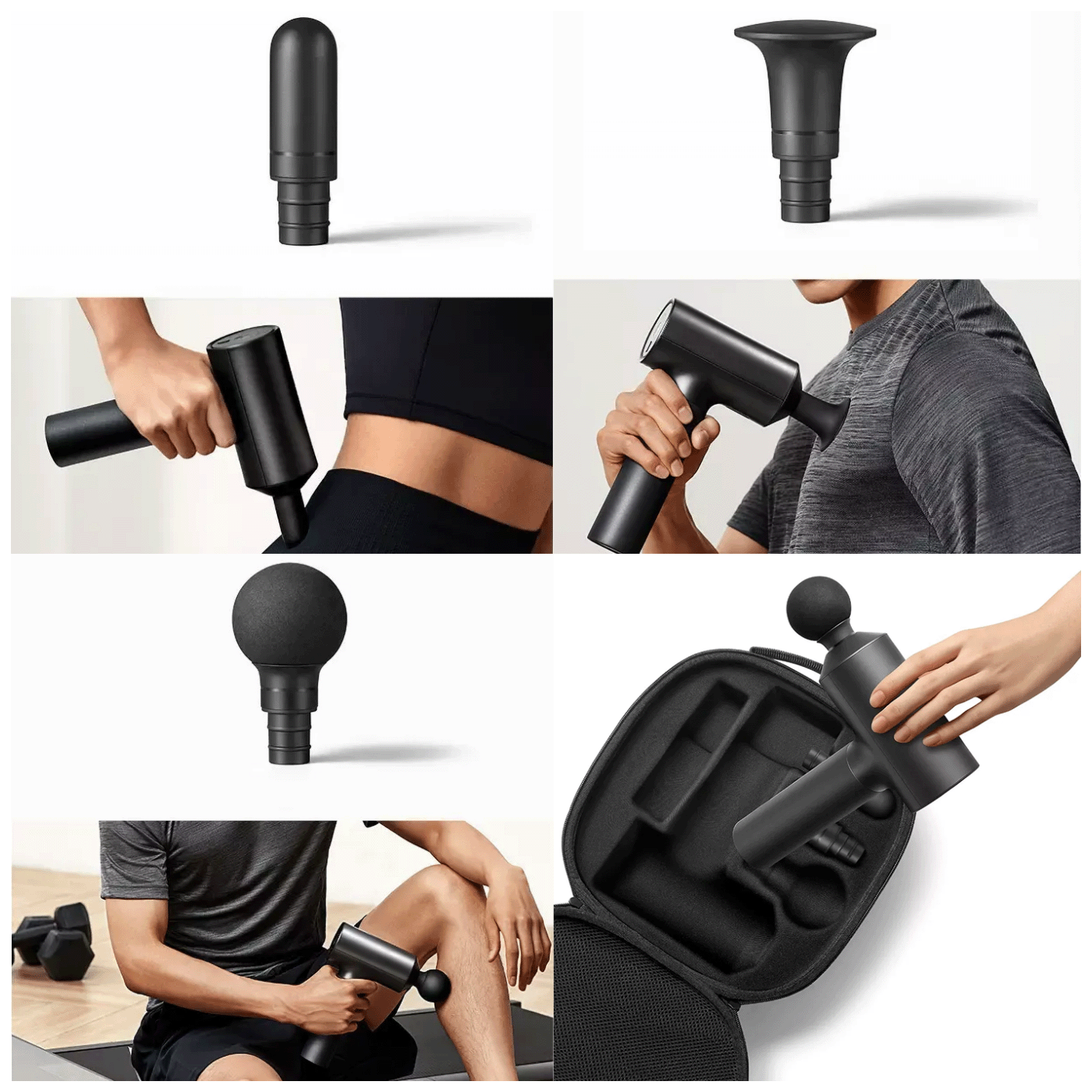 Xiaomi Ručni masažer sa ugrađenom baterijom 2600 mAh - Mi Massage Gun EU