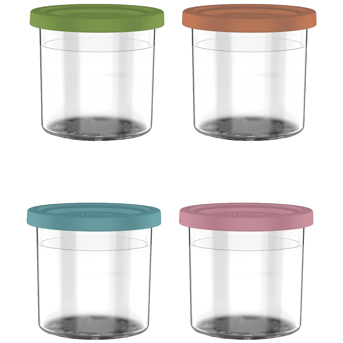 Ninja Posude za sladoled s poklopcima u boji, 470 ml., set 4 kom. - XSKPNTLID4EUK