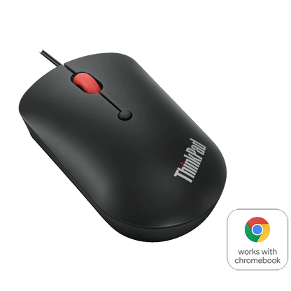 Lenovo Miš optički, 2400 dpi, USB-C/USB-A - ThinkPad USB-C Wired Compact Mouse