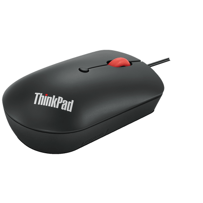 Lenovo Miš optički, 2400 dpi, USB-C/USB-A - ThinkPad USB-C Wired Compact Mouse