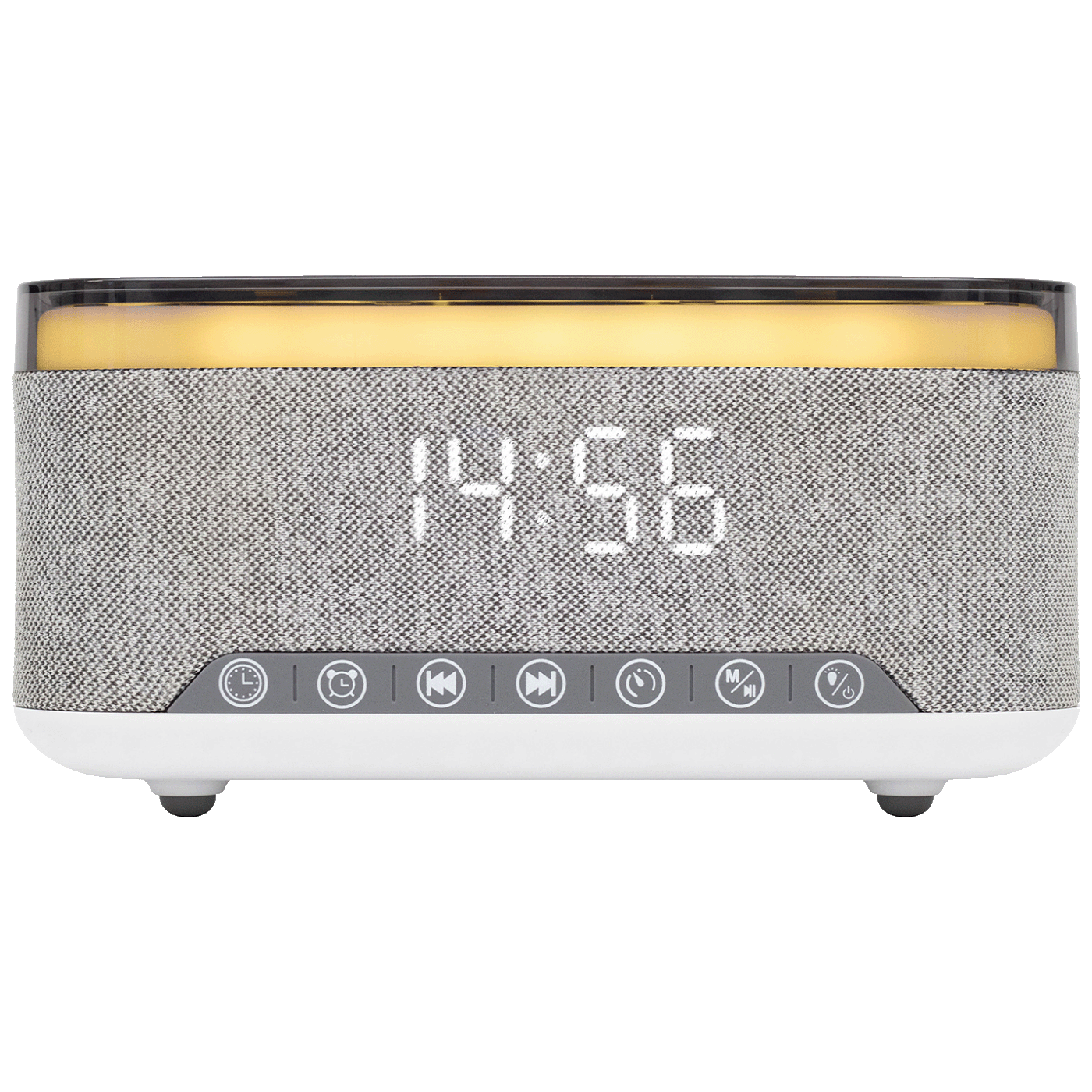 home Sat sa alarmom, FM, 2x5W Bluetooth, Qi punjenje, LED zaslon - LTCR06