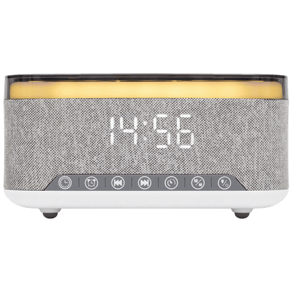 home Sat sa alarmom, FM, 2x5W Bluetooth, Qi punjenje, LED zaslon - LTCR06
