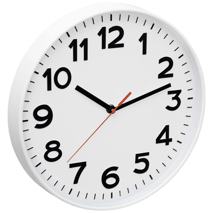 home Zidni sat, staklena prednja strana, 1 x AA baterija, 300 mm - AWC300WH