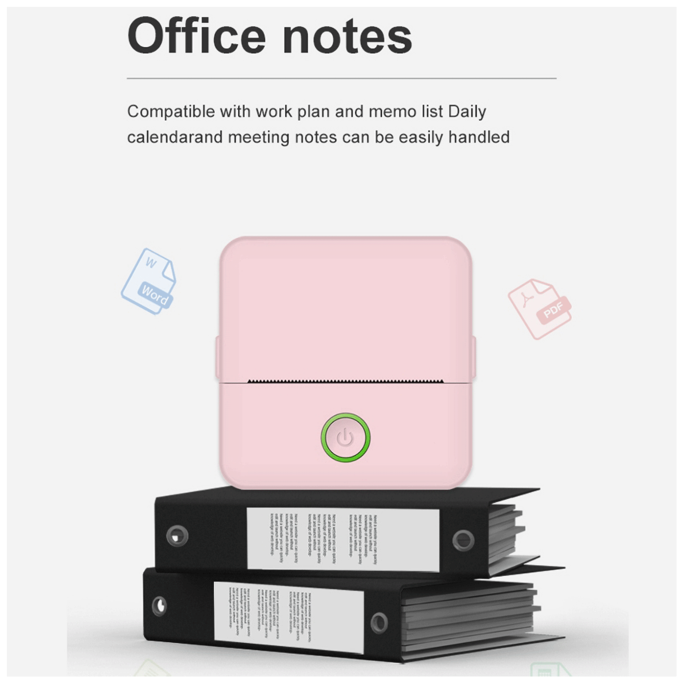 NN-Su Printer, mobilni , Zero INK, Bluetooth, set - X6 Mini Printer,set,Bluetooth,Pink