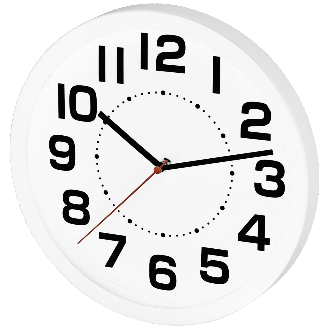 home Zidni sat, staklena prednja strana, 1 x AA baterija, 250 mm - AWC250WH