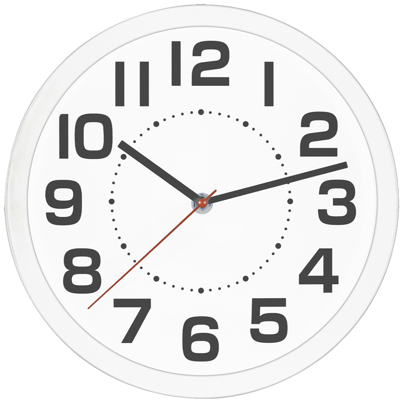 home Zidni sat, staklena prednja strana, 1 x AA baterija, 250 mm - AWC250WH