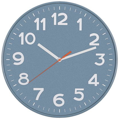 home Zidni sat, staklena prednja strana, 1 x AA baterija, 300 mm - AWC300BL