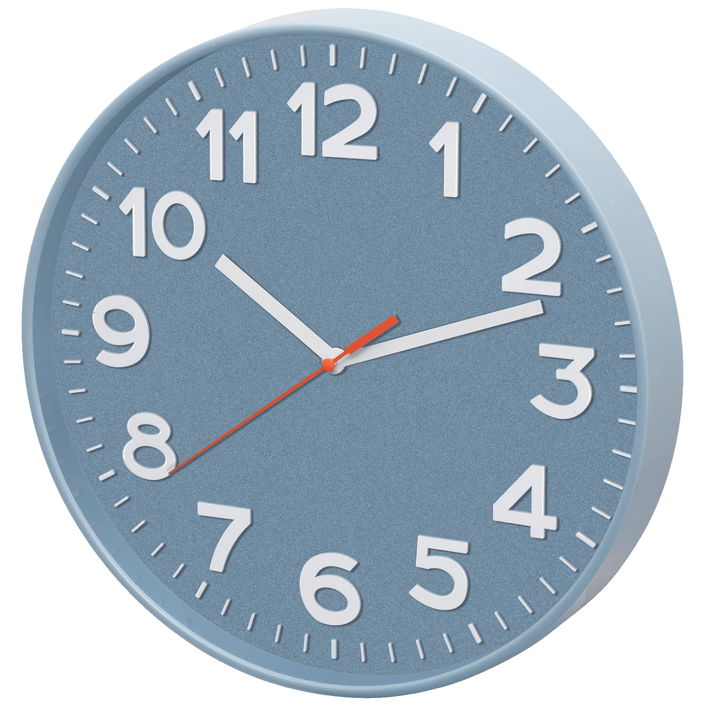 home Zidni sat, staklena prednja strana, 1 x AA baterija, 300 mm - AWC300BL