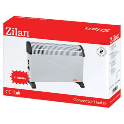 Zilan Grijalica, 2000 W, podesiv termostat, bijela - ZLN6843
