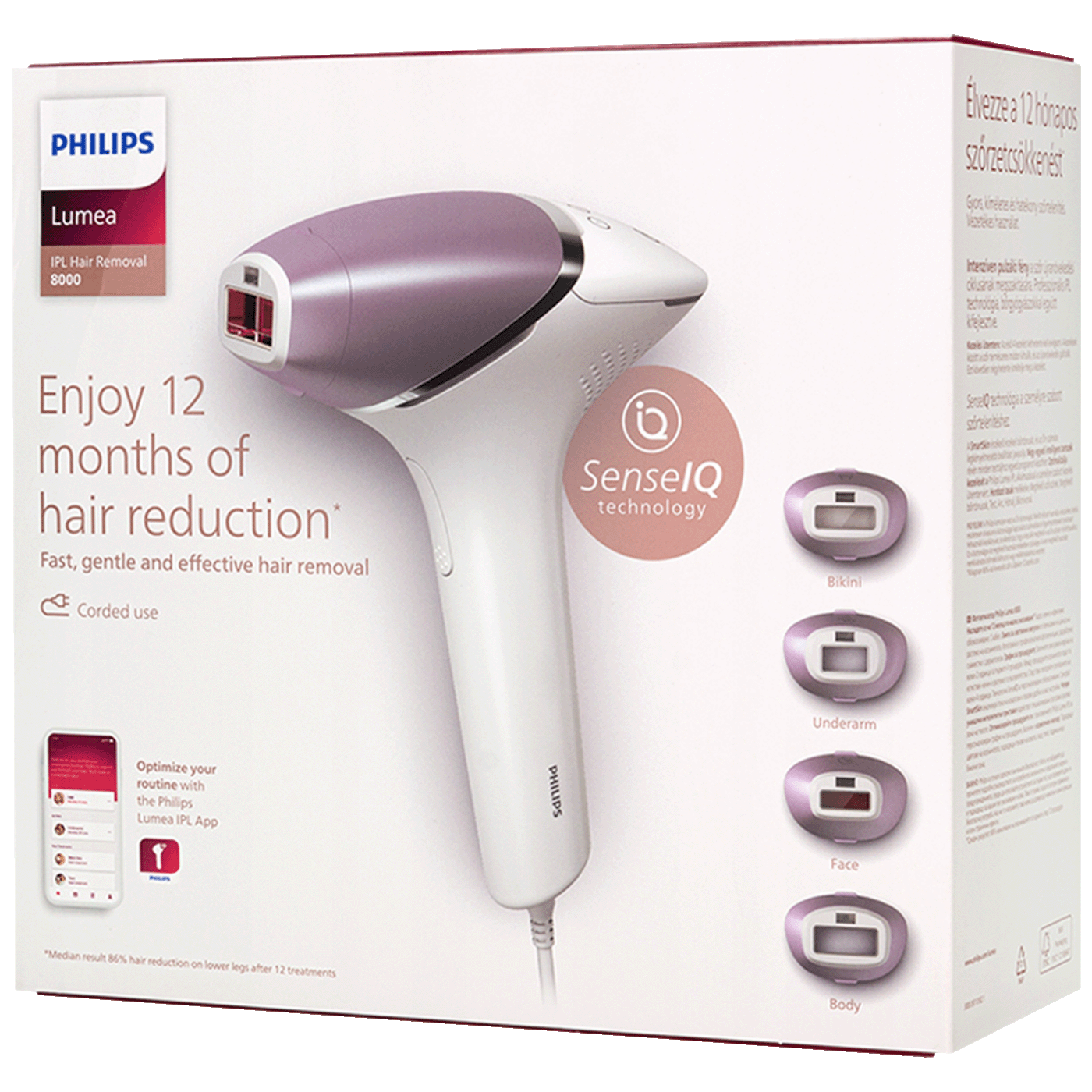 Philips IPL Aparat za uklanjanje dlačica, Lumea 8000 Series - BRI947/00