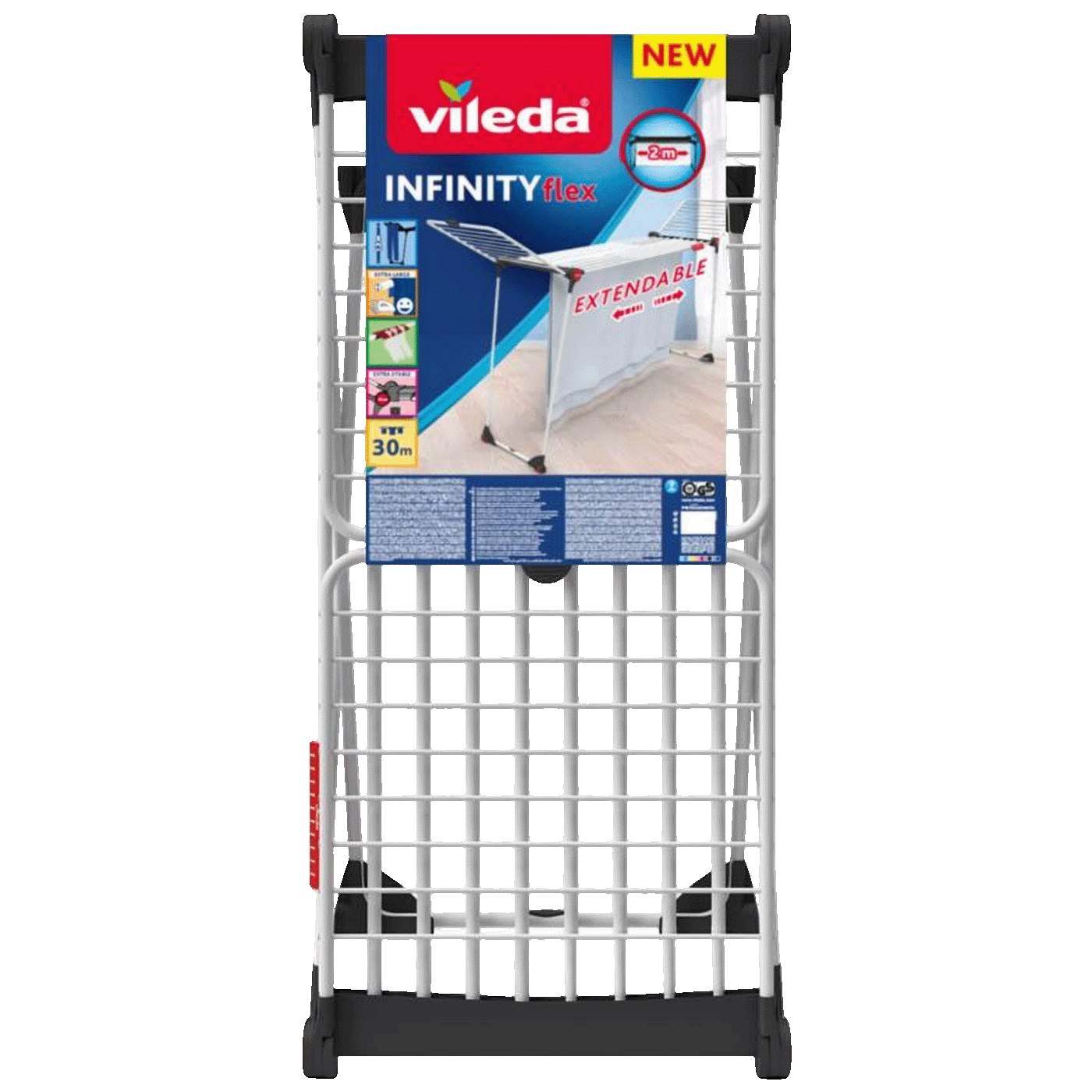 Vileda Sušilo za veš, 30 met. žica za sušenje, Infinity Flex - Clothes Dryer Infinity FLEX