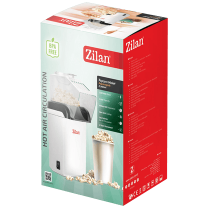 Zilan Aparat za kokice, 1200 W, bijela - ZLN8044/WH