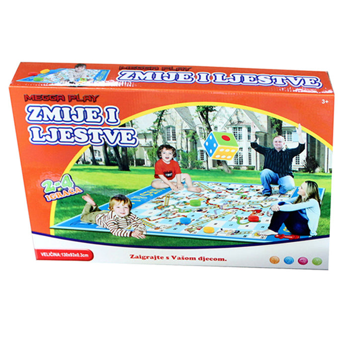 Megga Play Igra Zmije i Ljestve ( 47 x 32 x 7,5 Cm) 1224