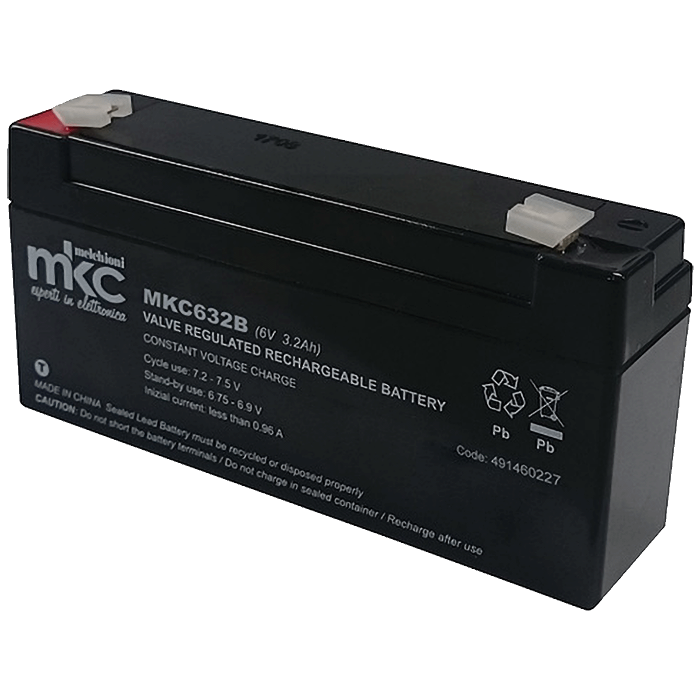 MKC Baterija akumulatorska, 6V / 3.2Ah - MKC632B
