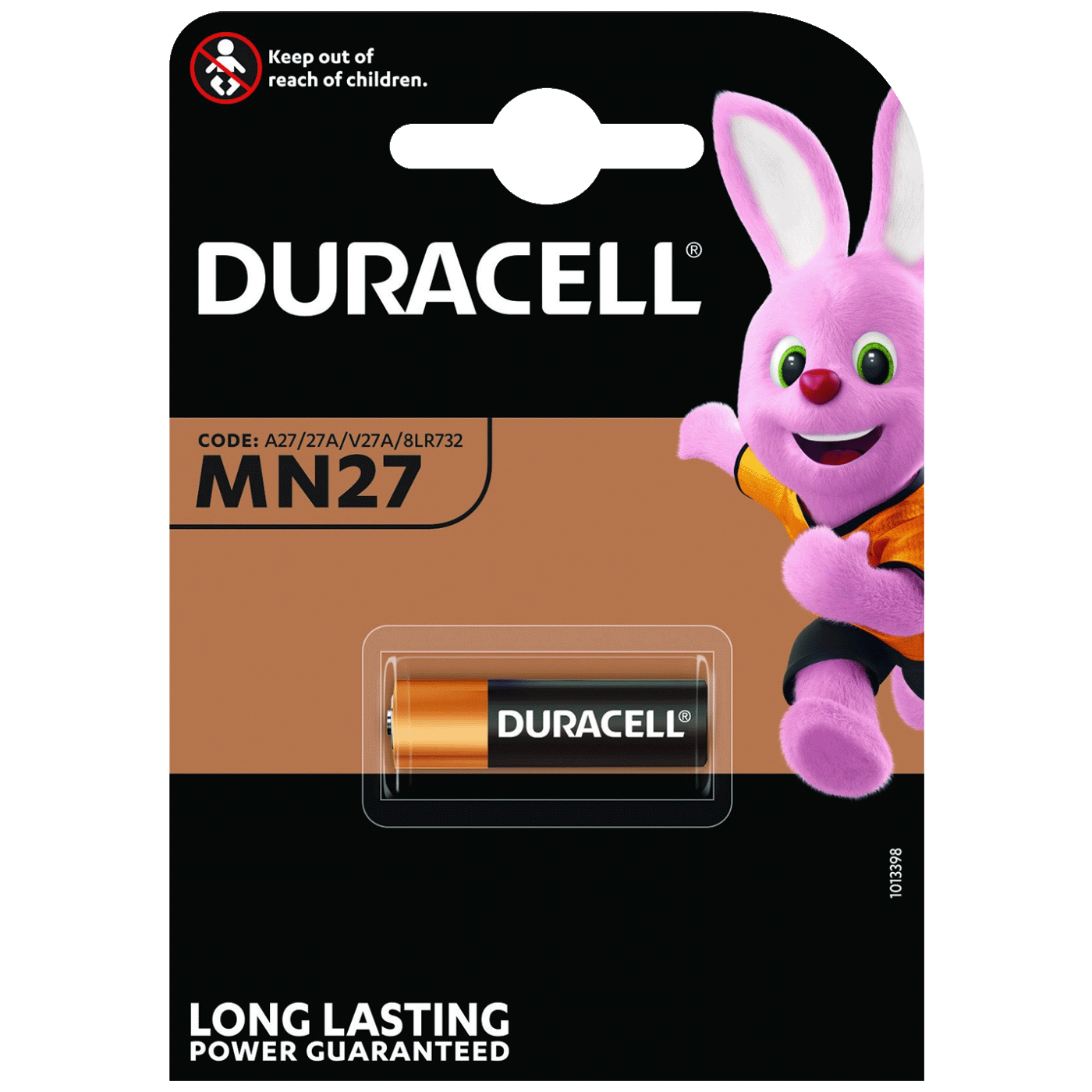 Duracell Baterija alkalna, 12 V, LR27A, LR27, MN27, 27AE - MN27 A27 B1