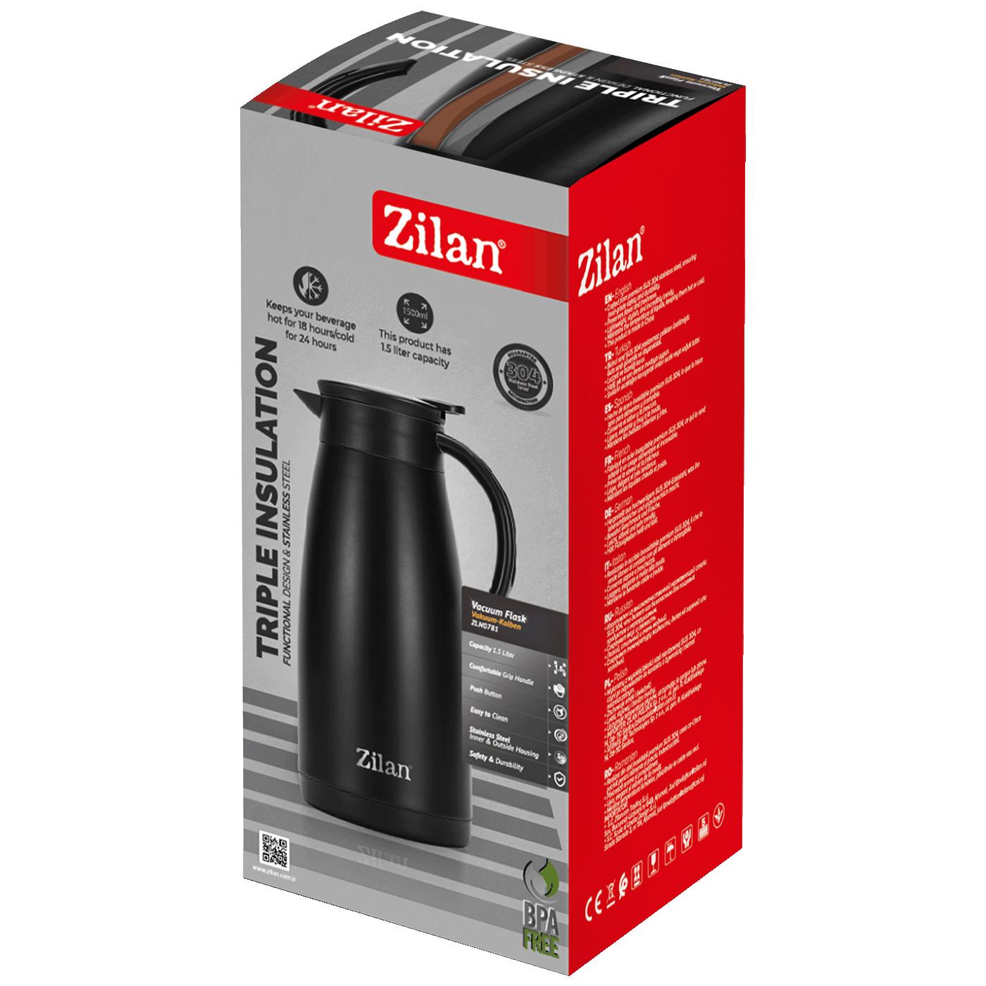 Zilan Termos boca, 1500 ml - ZLN0781