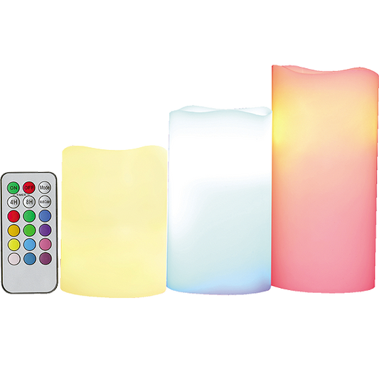 home Dekorativna rasvjeta, svijeće set, daljinski upravljač - CDR 3/M
