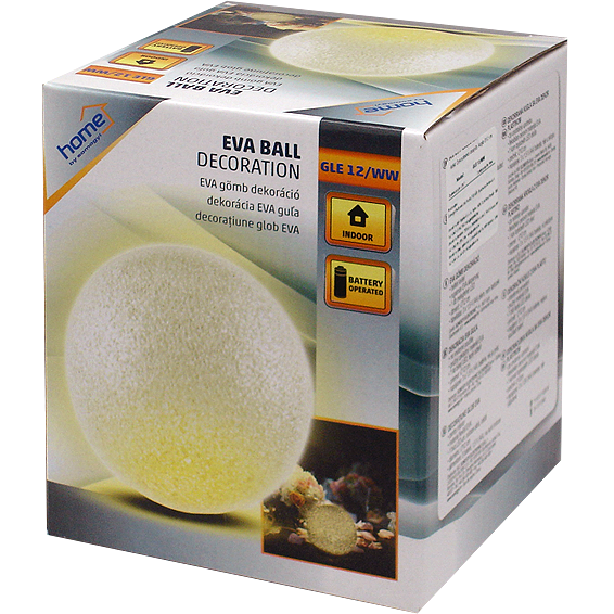 home Dekorativna rasvjeta, kugla ∅12 cm - GLE 12/WW