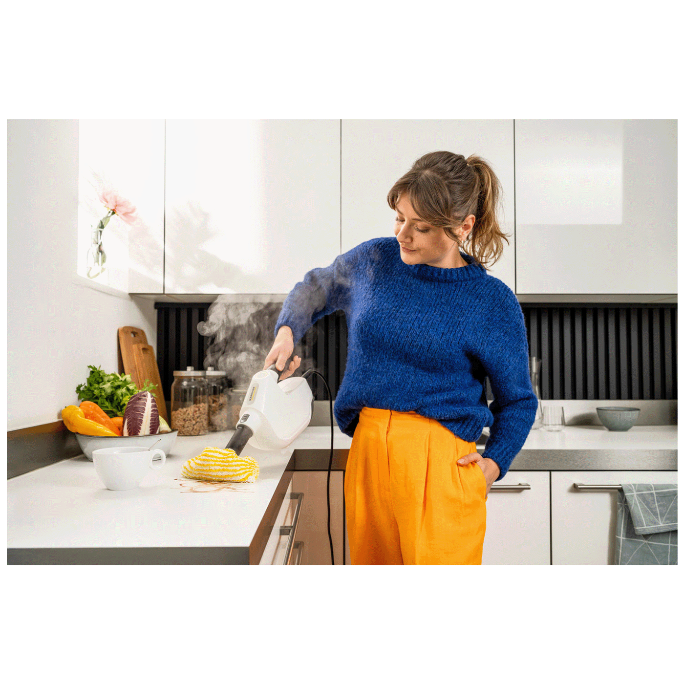 Karcher Parni čistač 4-u-1, 1300W, bijela - SC 1 Multi & Up