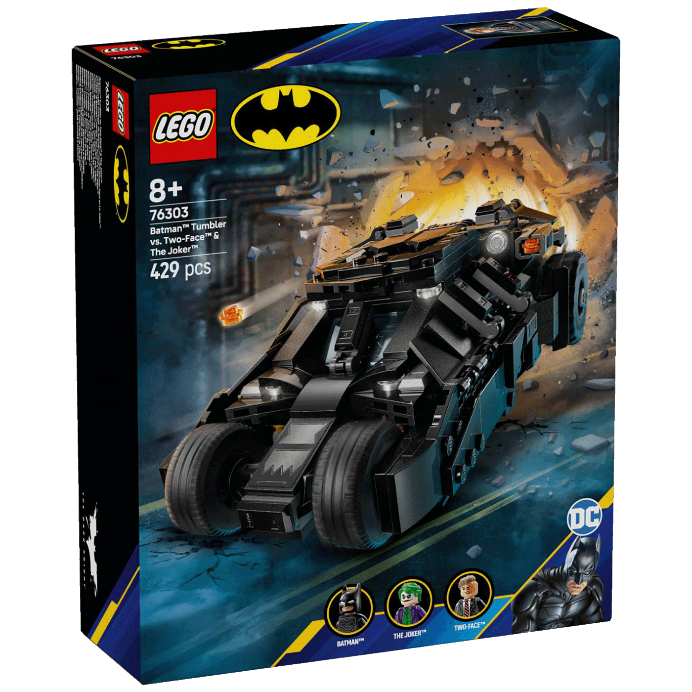 Lego Batman s Tumblerom protiv Two Facea i Jokera, Super Heroes