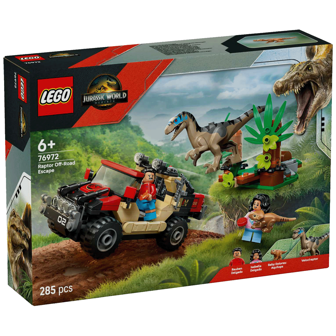 Lego Bjekstvo Raptora Terencem, LEGO Jurassic World