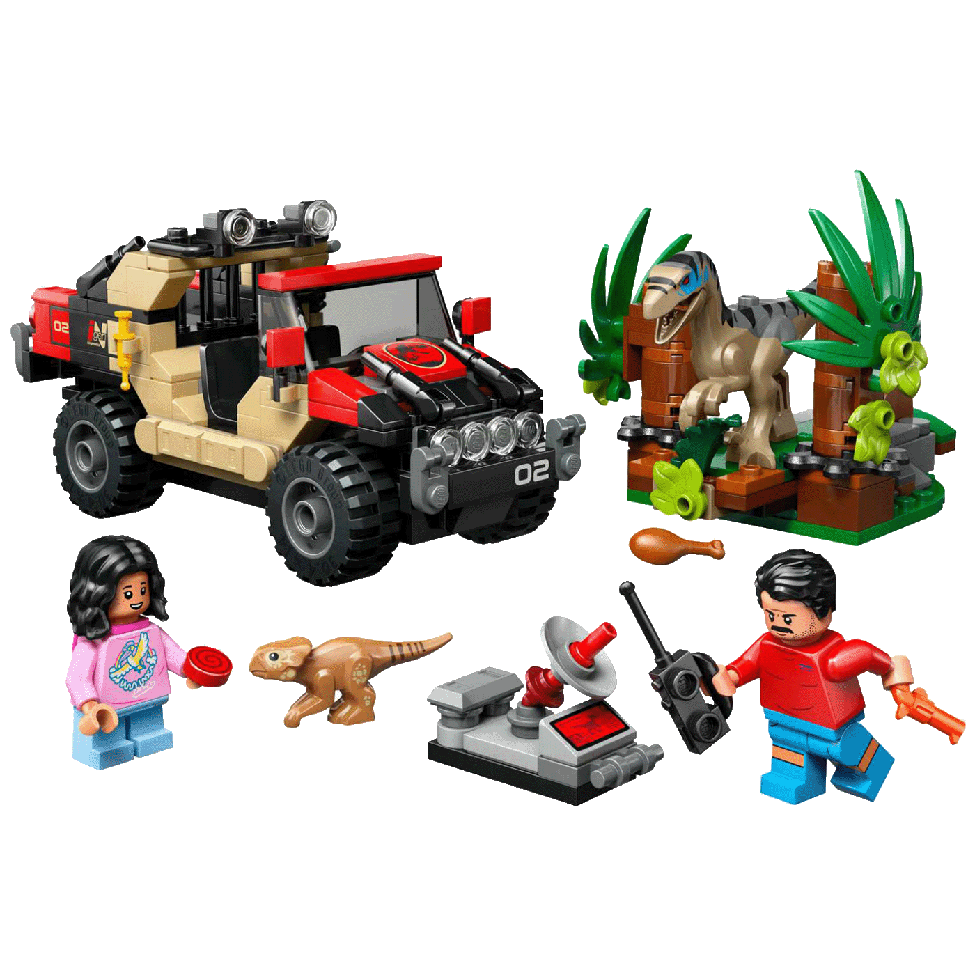 Lego Bjekstvo Raptora Terencem, LEGO Jurassic World