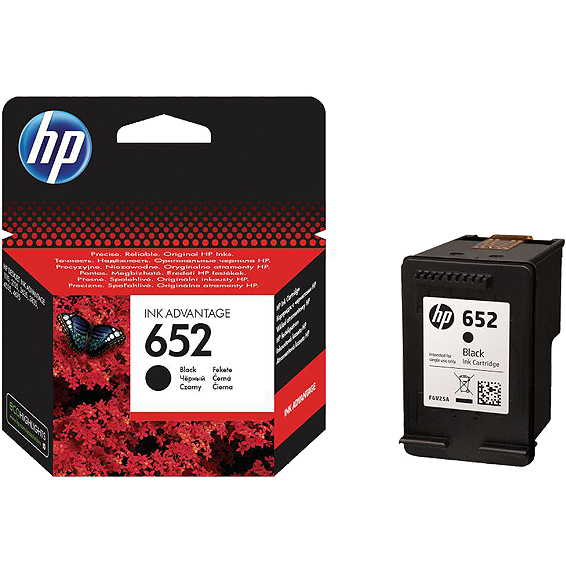 HP Tinta 652 (F6V25AE), crna, 360 str