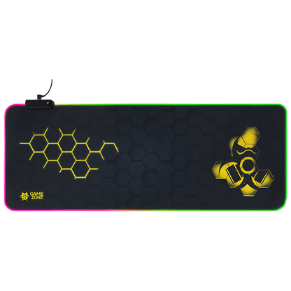 Tracer Podloga za miš, RGB, 80 x 30 cm - GAMEZONE Hexy1