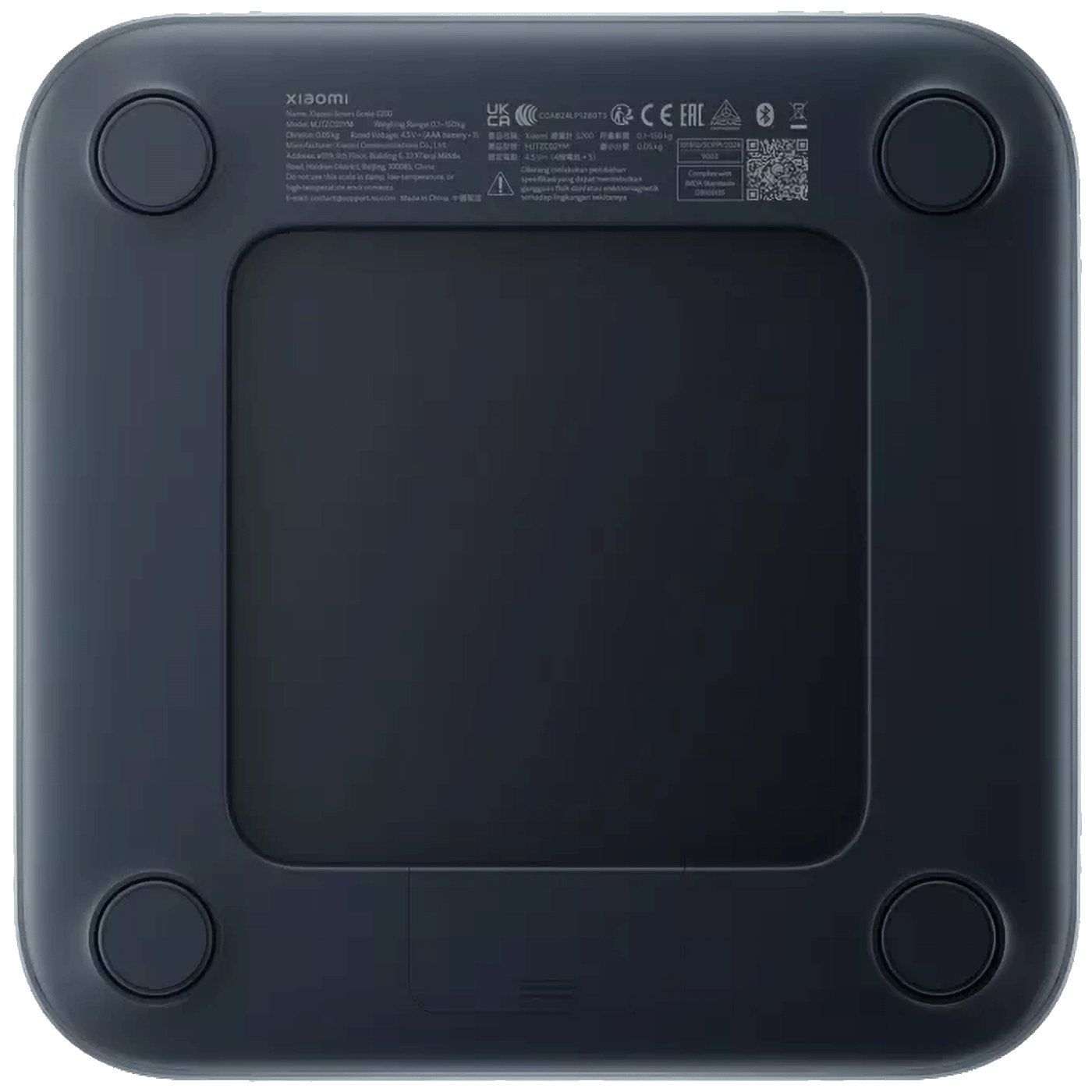 Xiaomi Pametna vaga, tjelesna, do 150 kg, LED Display, Bluetooth - Smart Scale S200 Dark Grey