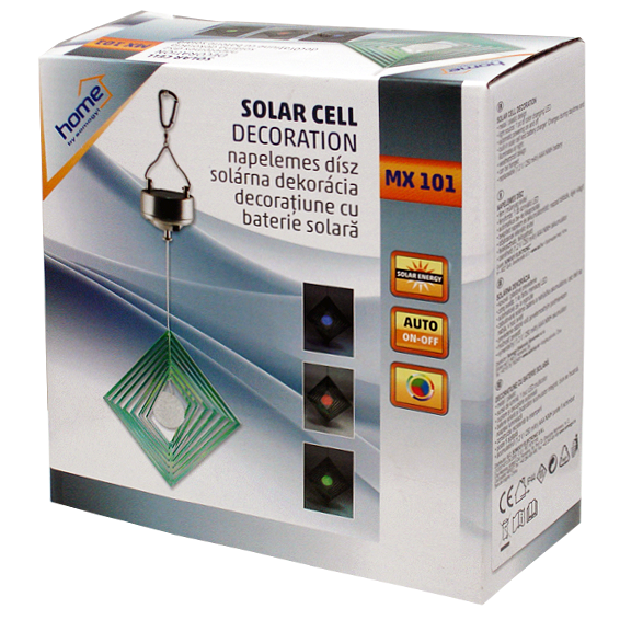 home Solarna vrtna rasvjeta, viseći ukras, 250 mAh - MX 101