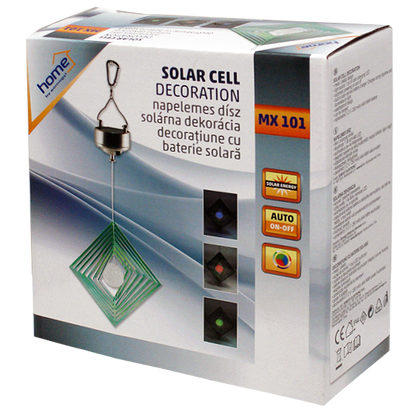 home Solarna vrtna rasvjeta, viseći ukras, 250 mAh - MX 101