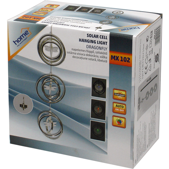 home Solarna vrtna rasvjeta, viseći ukras, vilin konjic, 250 mAh - MX 102