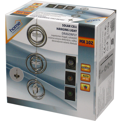 home Solarna vrtna rasvjeta, viseći ukras, vilin konjic, 250 mAh - MX 102